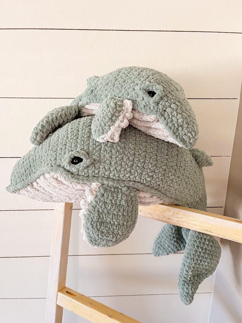 Crochet Plushy Hump Back Whale 60cm